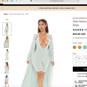 Take Notes Romper Set